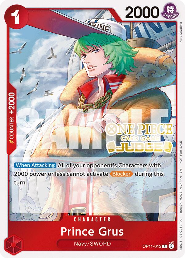 Prince Grus (Judge Pack Vol. 7) [One Piece Promotion Cards] | Good Games Morley