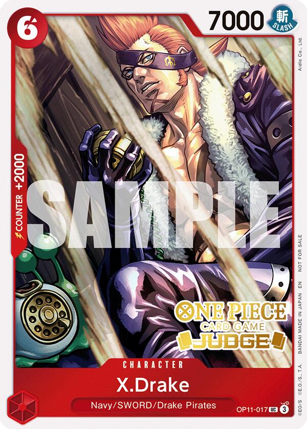 X.Drake (Judge Pack Vol. 7) [One Piece Promotion Cards] | Good Games Morley