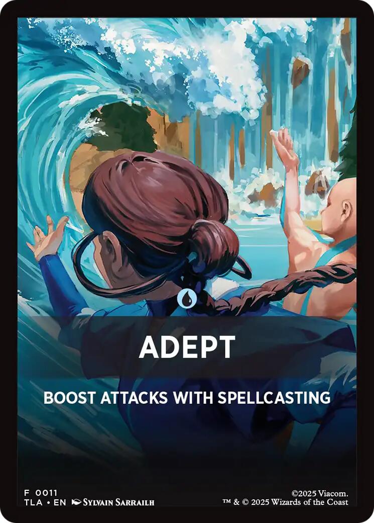 Adept Theme Card [Avatar: The Last Airbender Tokens] | Good Games Morley