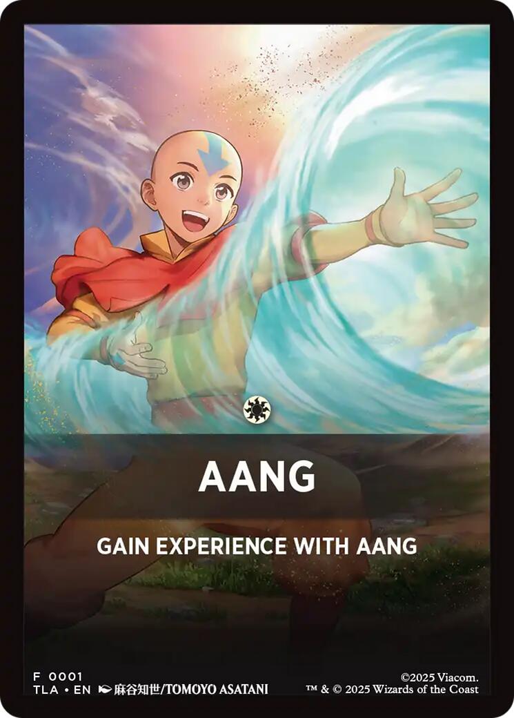 Aang Theme Card [Avatar: The Last Airbender Tokens] | Good Games Morley