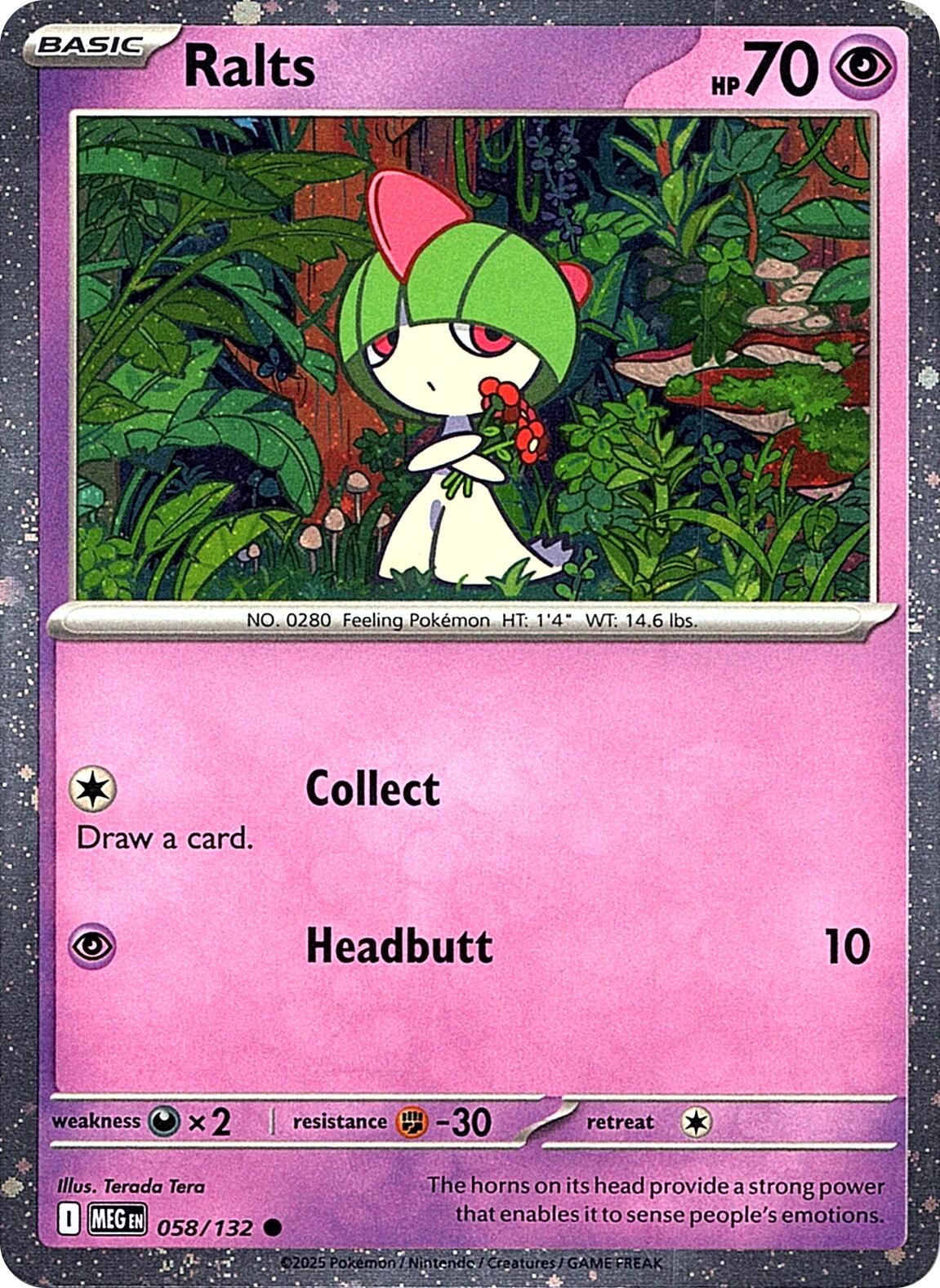 Ralts (058/132) (Cosmos Holo) [Miscellaneous Cards] | Good Games Morley