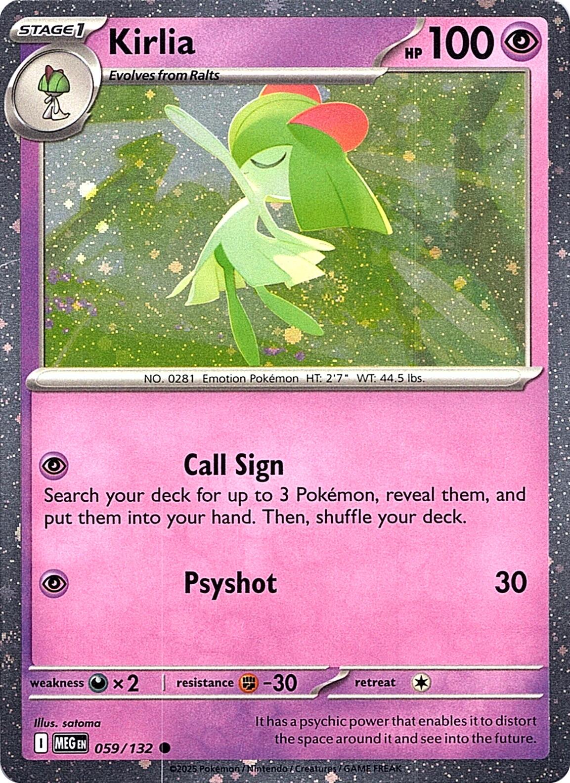 Kirlia (059/132) (Cosmos Holo) [Miscellaneous Cards] | Good Games Morley