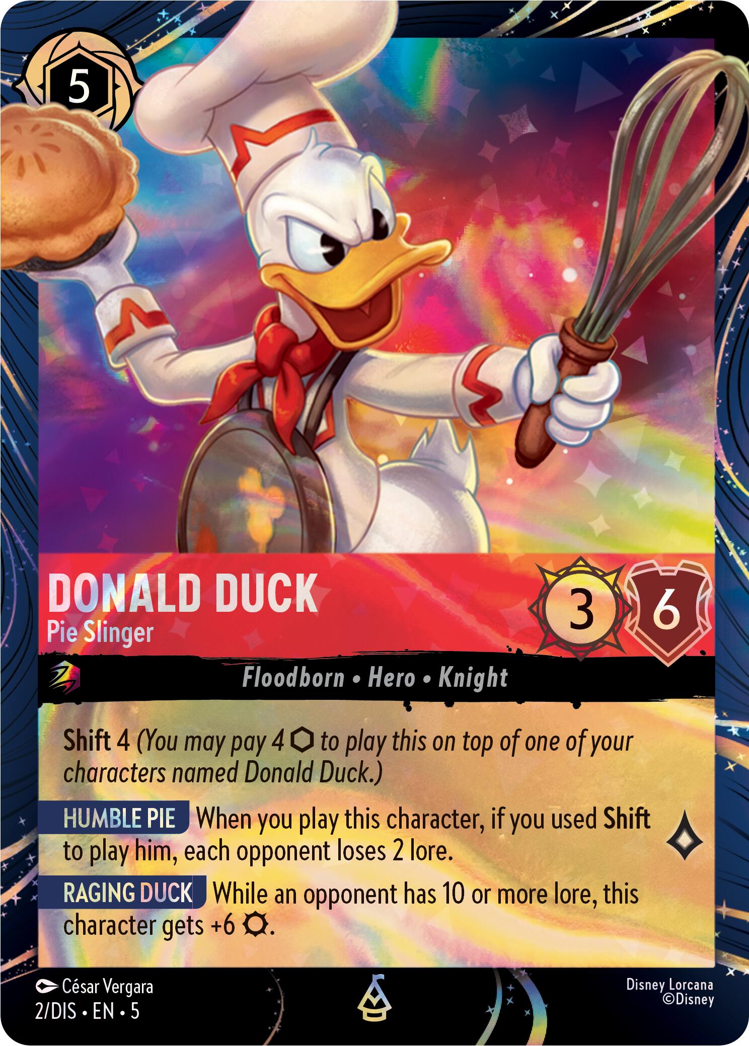 Donald Duck - Pie Slinger (2) [Promo Cards] | Good Games Morley
