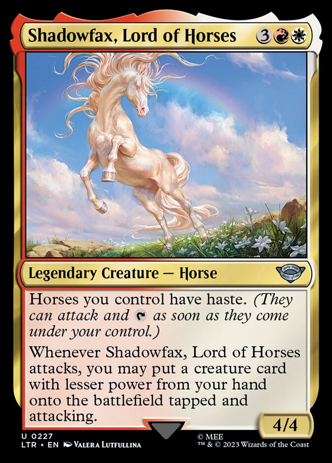 Shadowfax, Lord of Horses 227 (Universes Beyond: The Lord of the Rings: Tales of Middle-earth)  | Good Games Morley