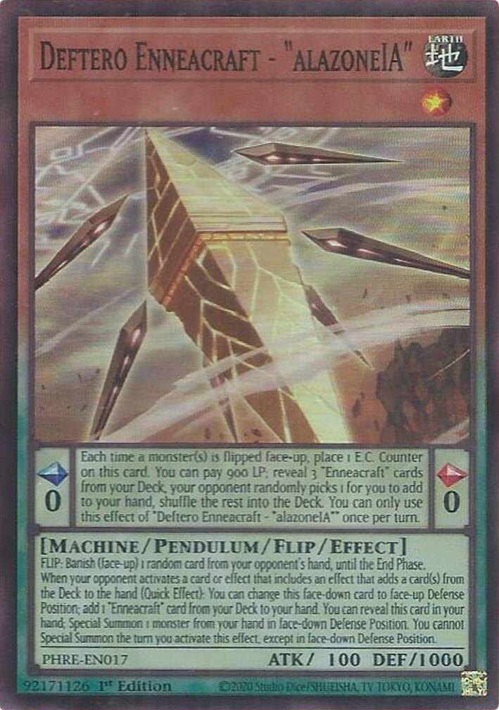Deftero Enneacraft - "alazoneIA" (Super Rare) [PHRE-EN017] Super Rare | Good Games Morley