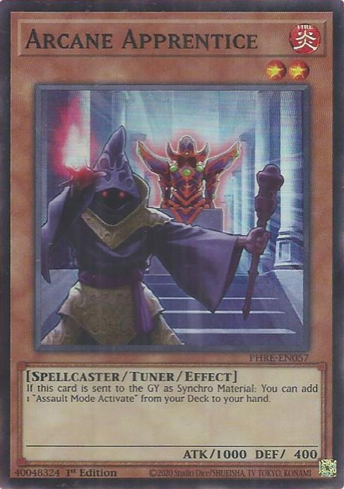 Arcane Apprentice (Super Rare) [PHRE-EN057] Super Rare | Good Games Morley