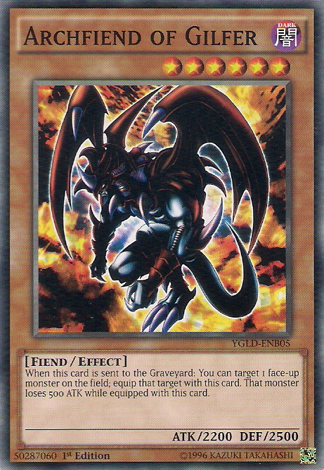 Archfiend of Gilfer [YGLD-ENB05] Common | Good Games Morley