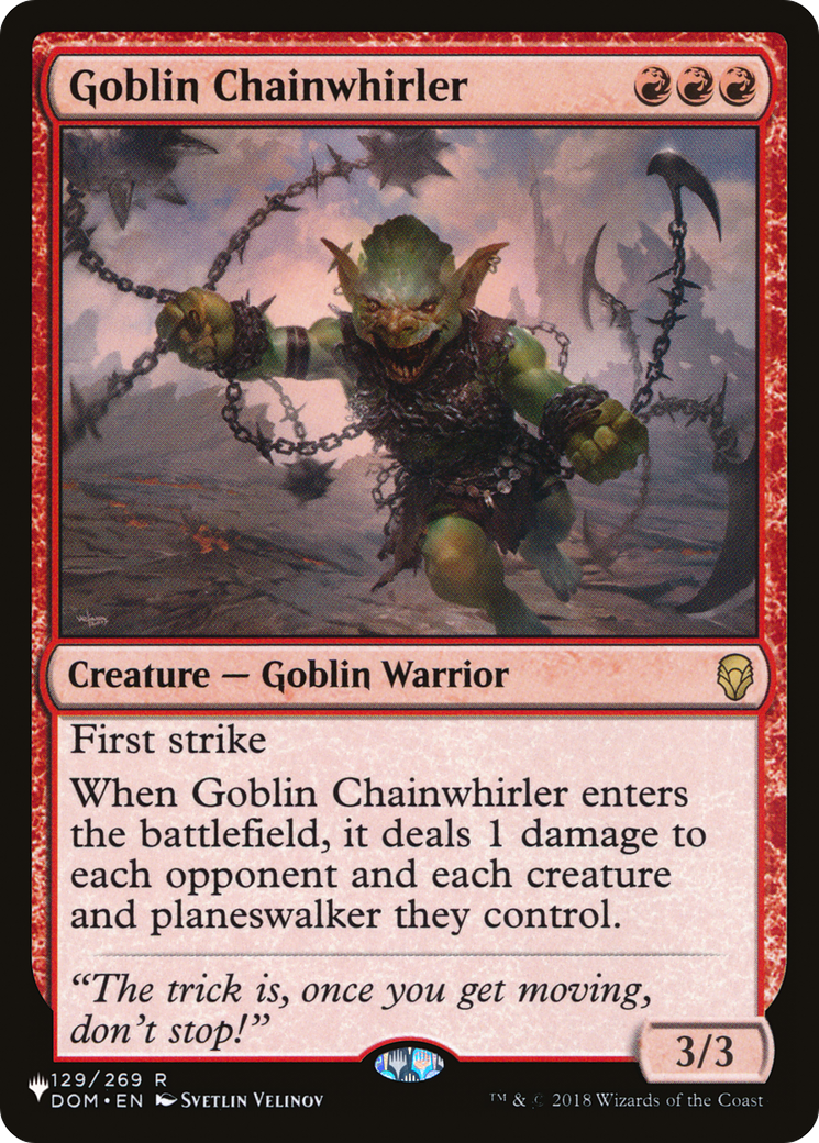 Goblin Chainwhirler [The List] | Good Games Morley