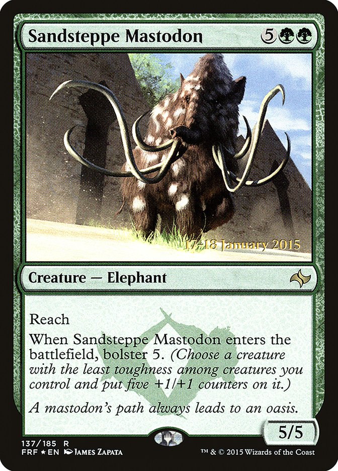 Sandsteppe Mastodon [Fate Reforged Prerelease Promos] | Good Games Morley