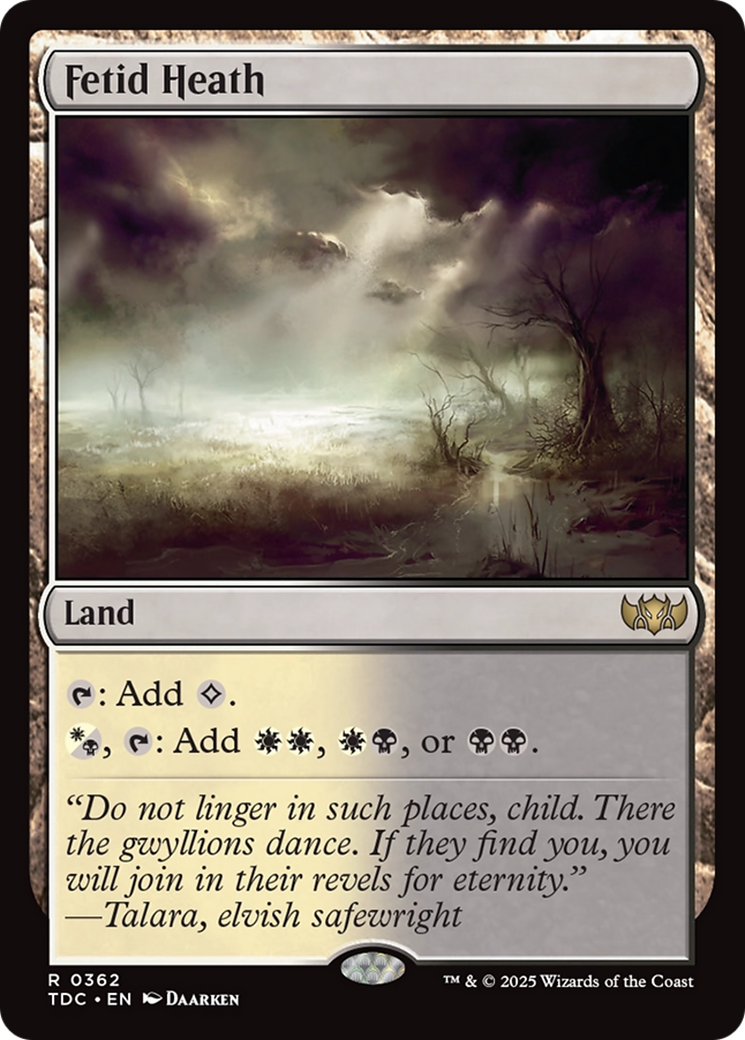 Fetid Heath [Tarkir: Dragonstorm Commander] | Good Games Morley