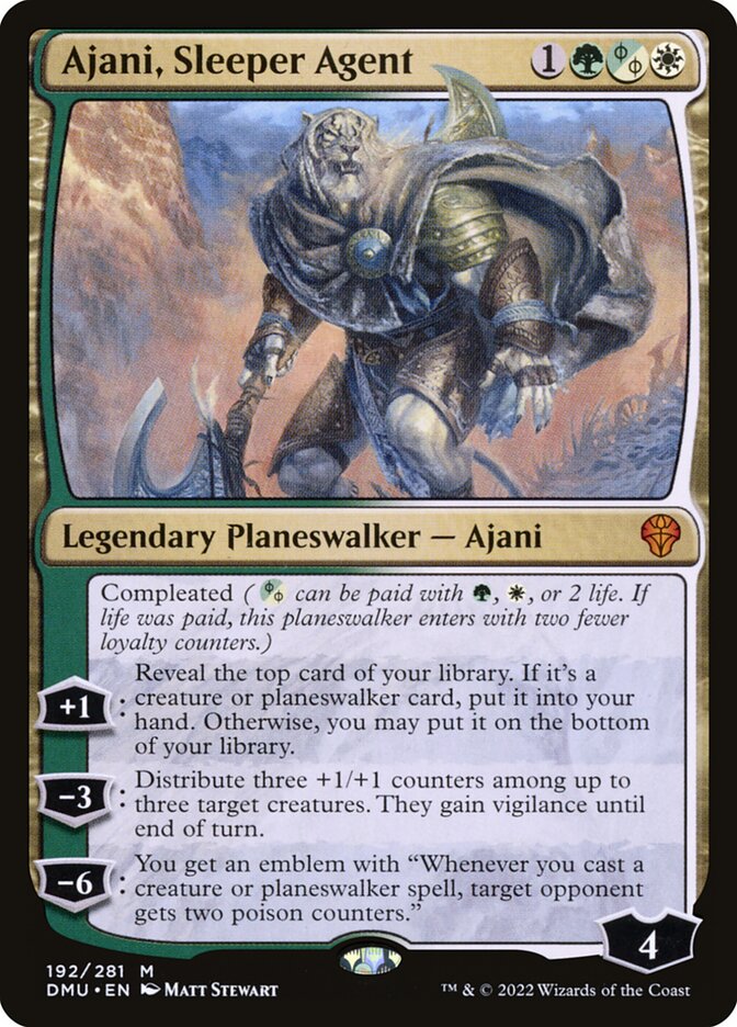 Ajani, Sleeper Agent 192/281 (Dominaria United)  - Foil | Good Games Morley