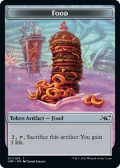 Clown Robot (002) // Food (011) Double-Sided Token [Unfinity Tokens] | Good Games Morley