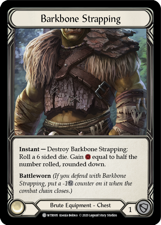 Barkbone Strapping [U-WTR005] (Welcome to Rathe Unlimited)  Unlimited Rainbow Foil | Good Games Morley