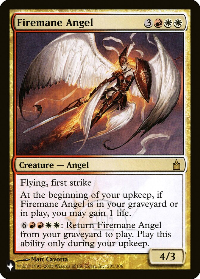 Firemane Angel [The List] | Good Games Morley