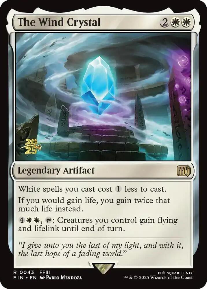The Wind Crystal 43s/116 (Prerelease Cards)  - Foil | Good Games Morley