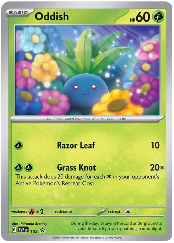 Oddish (102) [Scarlet & Violet: Black Star Promos] | Good Games Morley