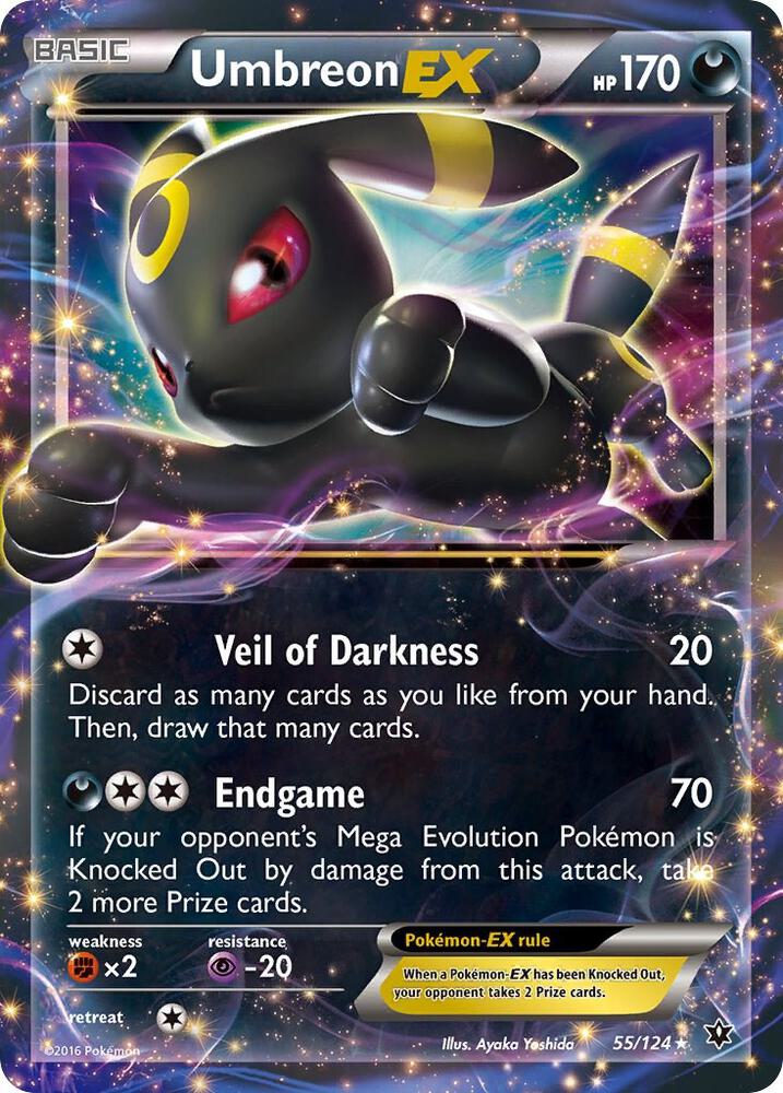 Umbreon EX 55/124 (XY - Fates Collide)  - Holofoil | Good Games Morley