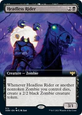 Headless Rider Extended Art 372/277 (Innistrad: Crimson Vow)  | Good Games Morley