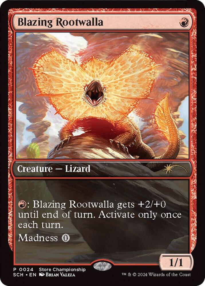 Blazing Rootwalla 24/49 (Game Day & Store Championship Promos)  - Full Art | Good Games Morley