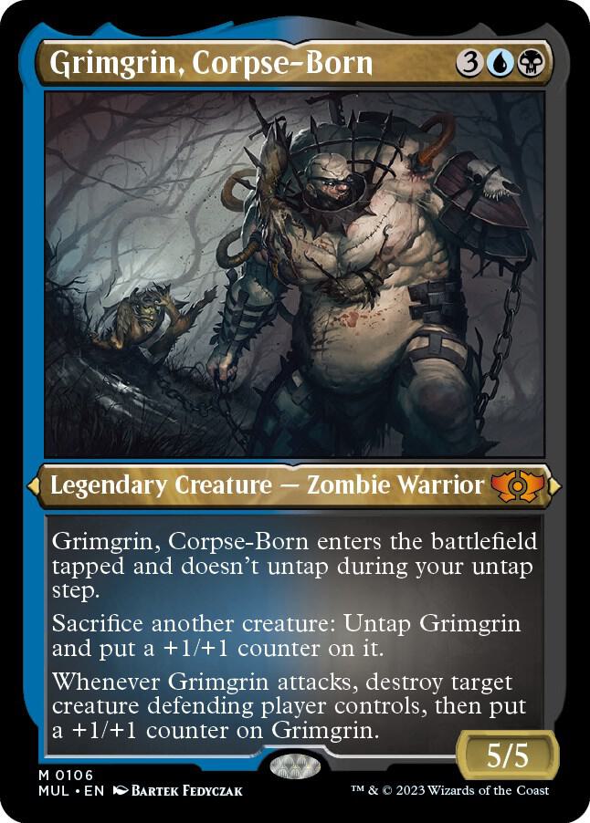 Grimgrin, Corpse-Born 106/65 (March of the Machine: Multiverse Legends)  - Etched Foil | Good Games Morley