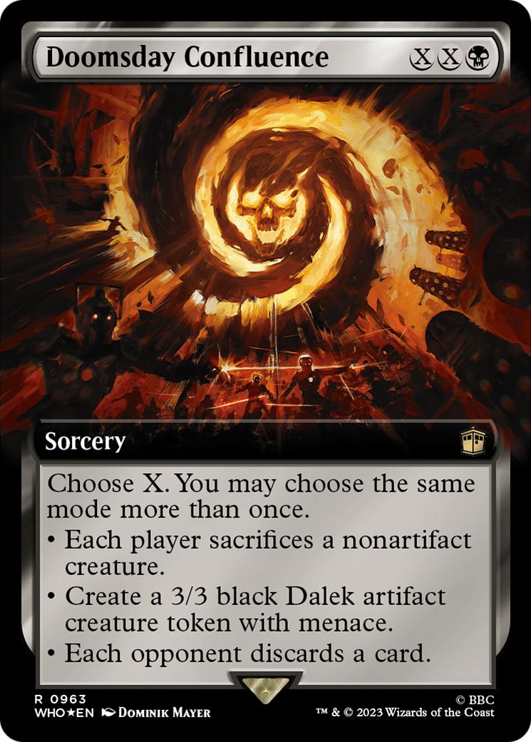 Doomsday Confluence (Extended Art) (Surge Foil) [Doctor Who] | Good Games Morley