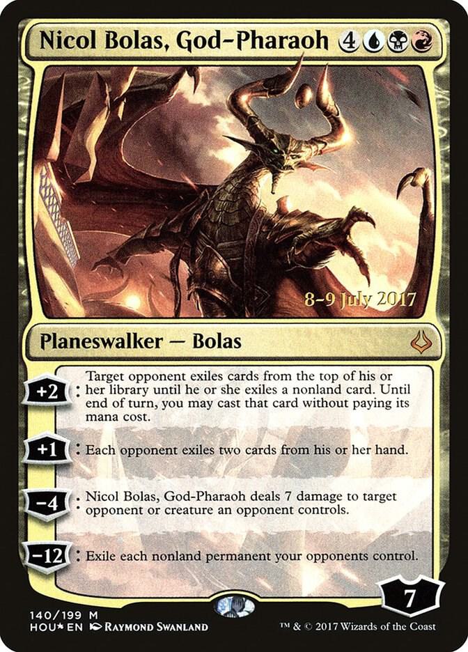 Nicol Bolas God Pharaoh 140s/62 (Prerelease Cards)  - Foil | Good Games Morley