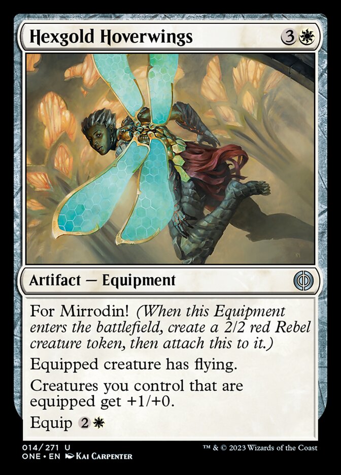 Hexgold Hoverwings [Phyrexia: All Will Be One] | Good Games Morley