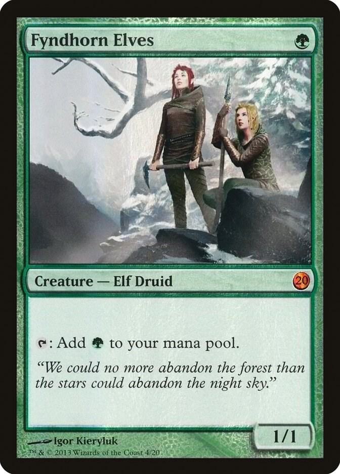 Fyndhorn Elves 4/20 (From the Vault: Twenty)  - Foil | Good Games Morley