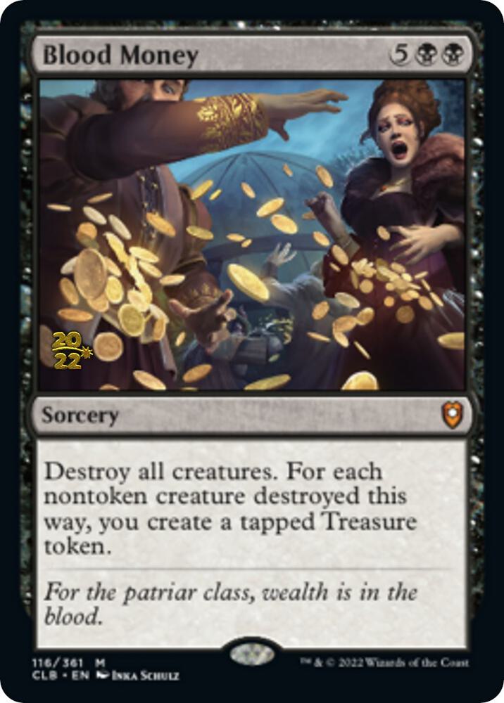 Blood Money 116s/108 (Prerelease Cards)  - Foil | Good Games Morley