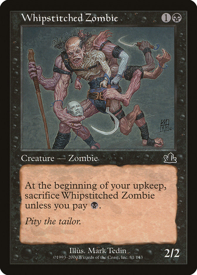 Whipstitched Zombie 81/143 (Prophecy)  - Foil | Good Games Morley