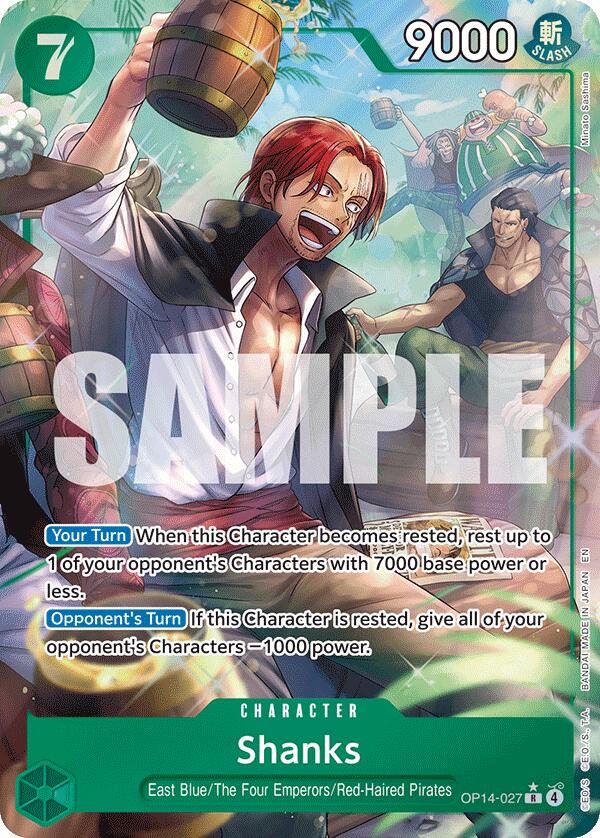 Shanks (Alternate Art) [The Azure Sea's Seven] | Good Games Morley