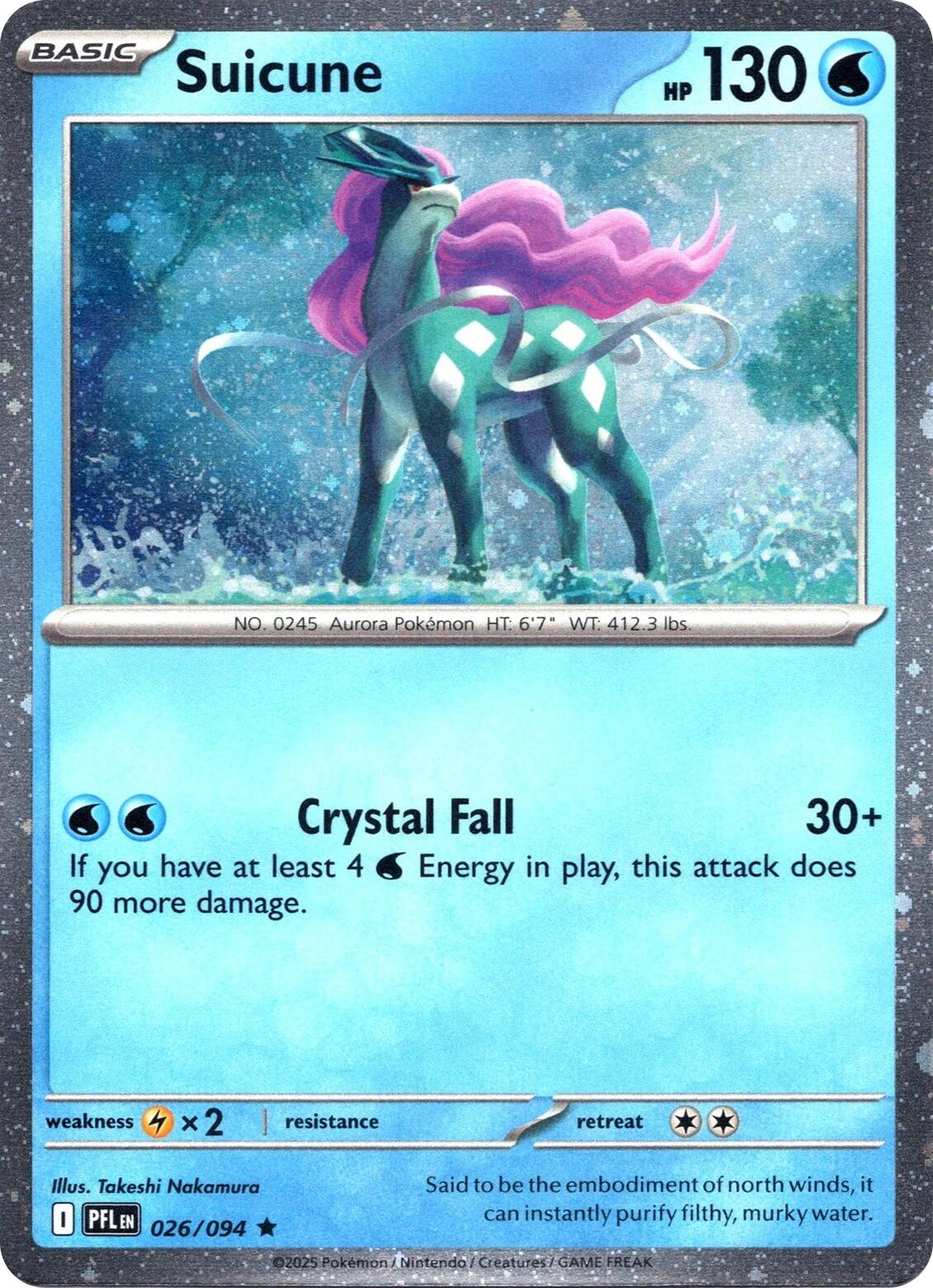 Suicune (026/094) (Cosmos Holo) [Miscellaneous Cards] | Good Games Morley