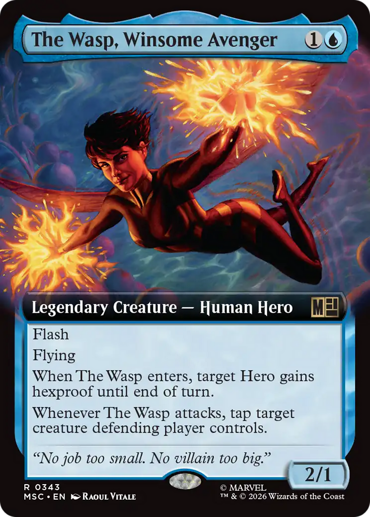 The Wasp, Winsome Avenger (Extended Art) [Marvel Super Heroes Commander] | Good Games Morley