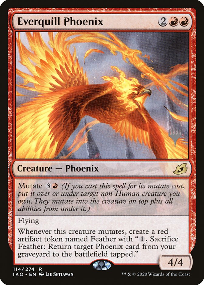 Everquill Phoenix (Promo Pack) [Ikoria: Lair of Behemoths Promos] | Good Games Morley