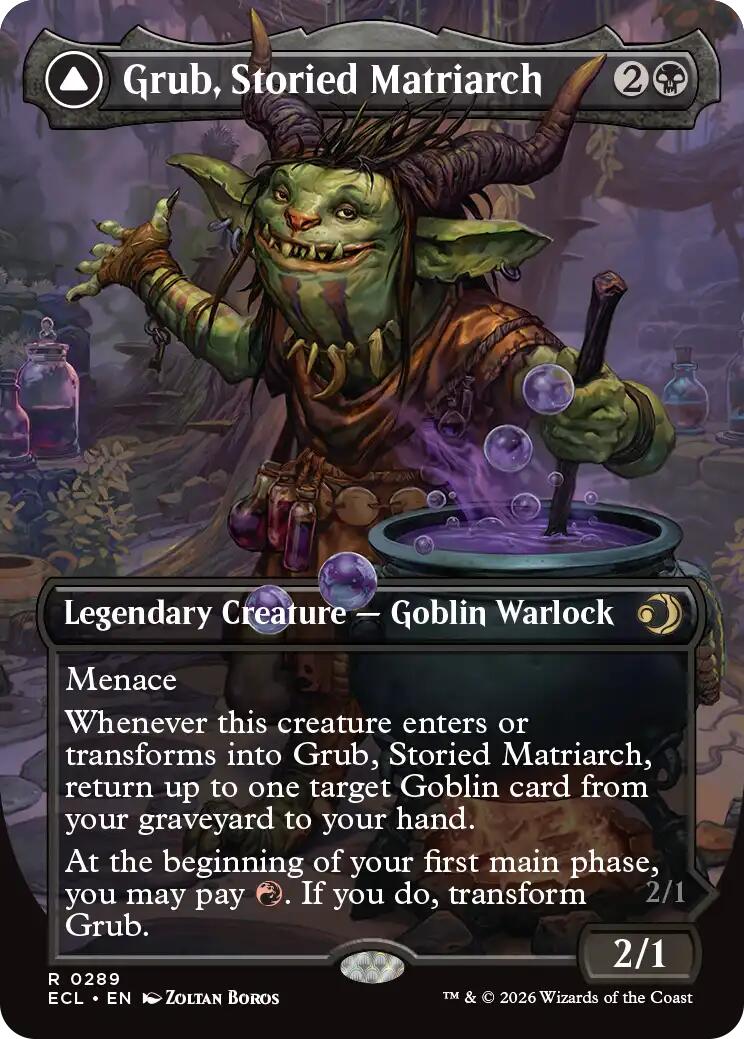 Grub, Storied Matriarch (Borderless) [Lorwyn Eclipsed] | Good Games Morley