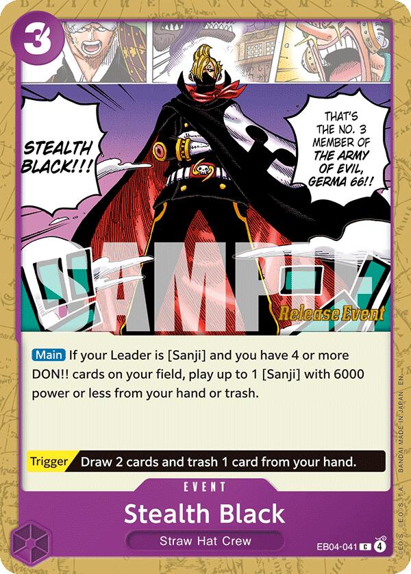 Stealth Black [The Azure Sea's Seven Release Event Cards] | Good Games Morley
