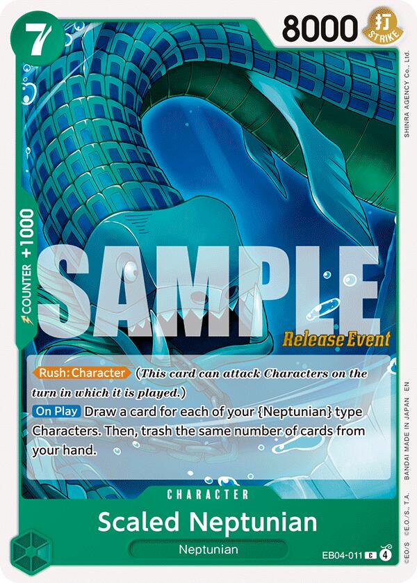Scaled Neptunian [The Azure Sea's Seven Release Event Cards] | Good Games Morley