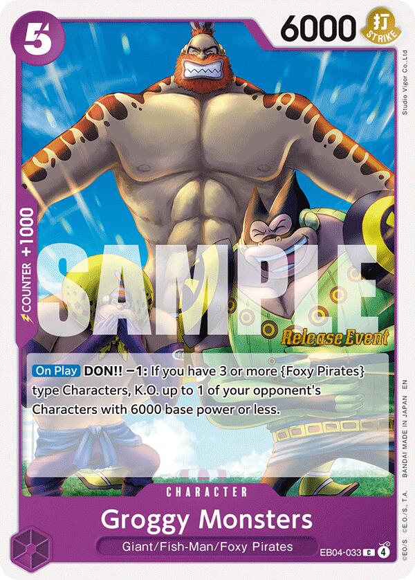 Groggy Monsters [The Azure Sea's Seven Release Event Cards] | Good Games Morley