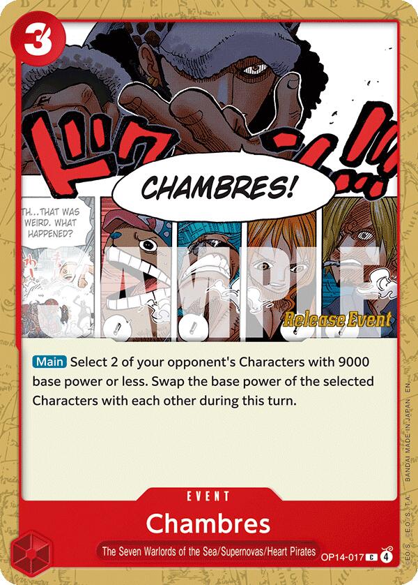 Chambres [The Azure Sea's Seven Release Event Cards] | Good Games Morley