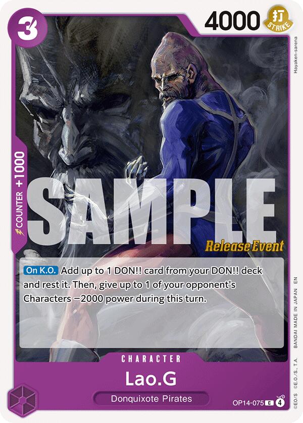 Lao.G [The Azure Sea's Seven Release Event Cards] | Good Games Morley