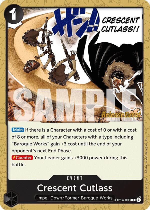 Crescent Cutlass [The Azure Sea's Seven Release Event Cards] | Good Games Morley