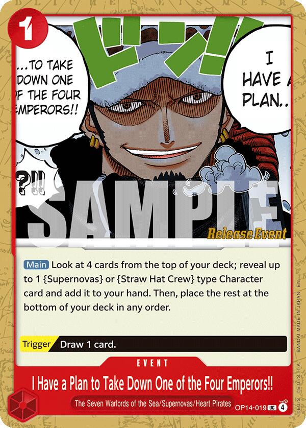 I Have a Plan to Take Down One of the Four Emperors!! [The Azure Sea's Seven Release Event Cards] | Good Games Morley