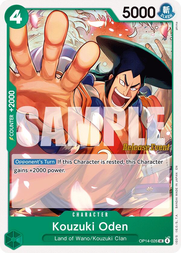 Kouzuki Oden [The Azure Sea's Seven Release Event Cards] | Good Games Morley