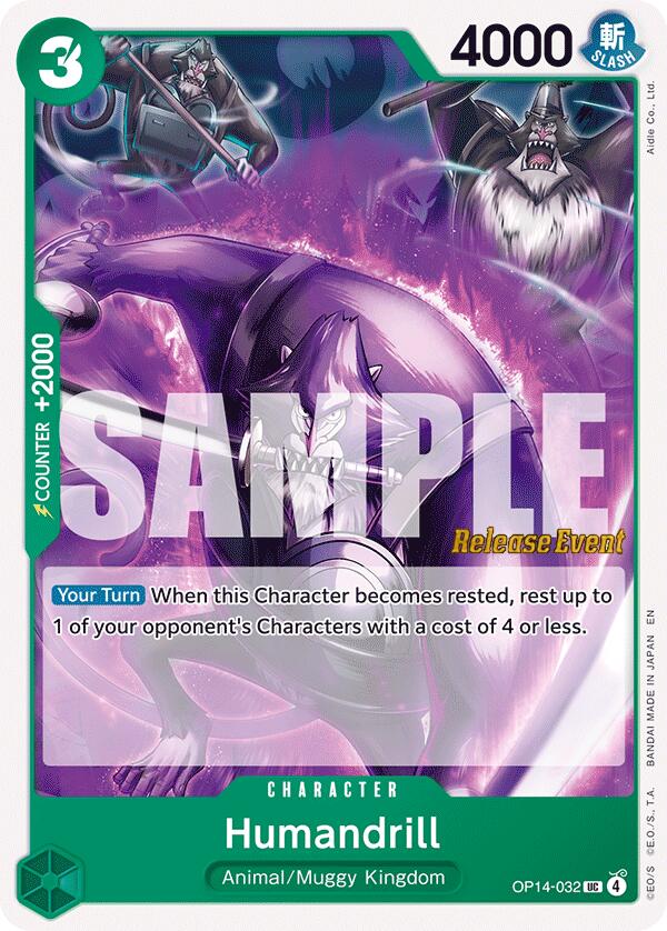 Humandrill [The Azure Sea's Seven Release Event Cards] | Good Games Morley