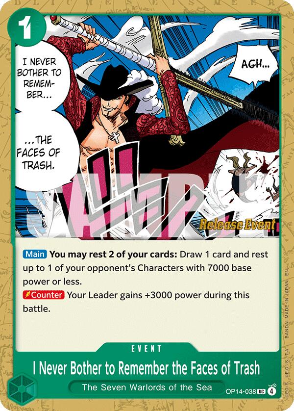 I Never Bother to Remember the Faces of Trash [The Azure Sea's Seven Release Event Cards] | Good Games Morley