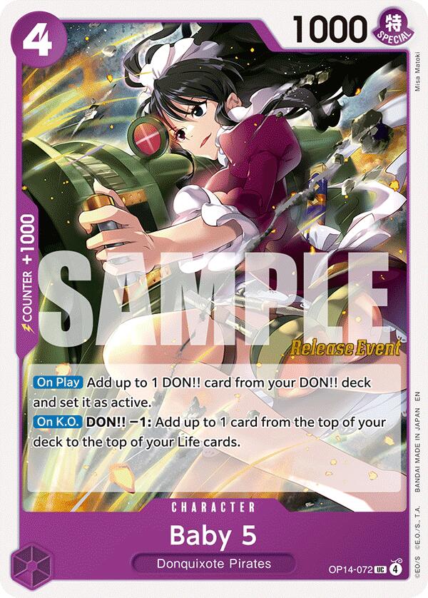 Baby 5 [The Azure Sea's Seven Release Event Cards] | Good Games Morley