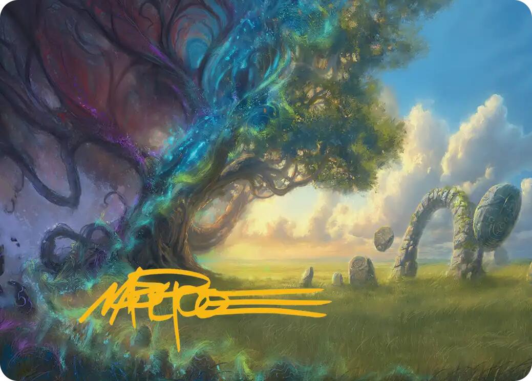 Morningtide's Light Art Card (Gold-Stamped Signature) [Lorwyn Eclipsed Art Series] | Good Games Morley