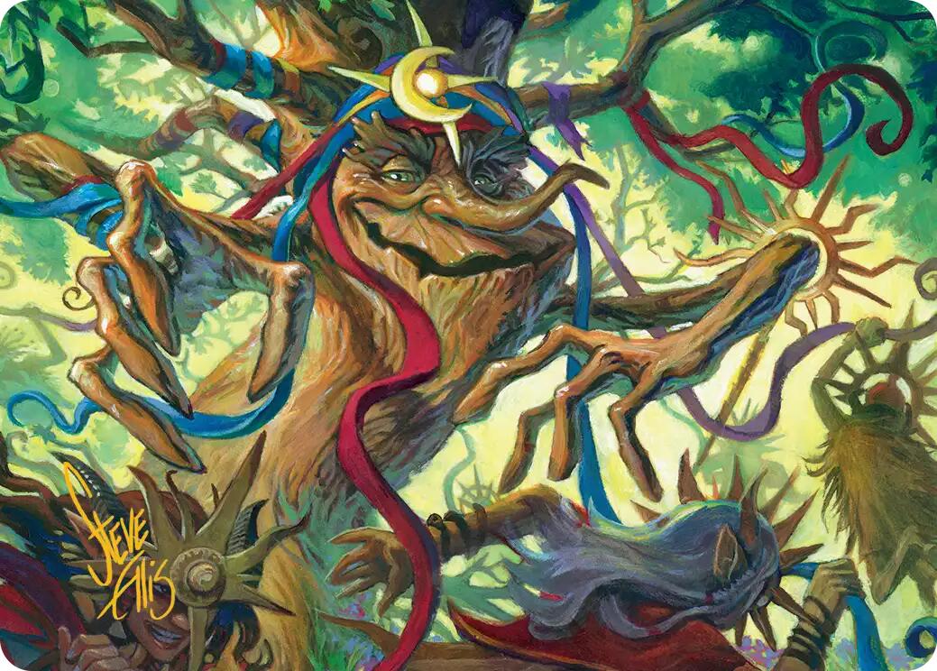Sun-Dappled Celebrant Art Card (Gold-Stamped Signature) [Lorwyn Eclipsed Art Series] | Good Games Morley