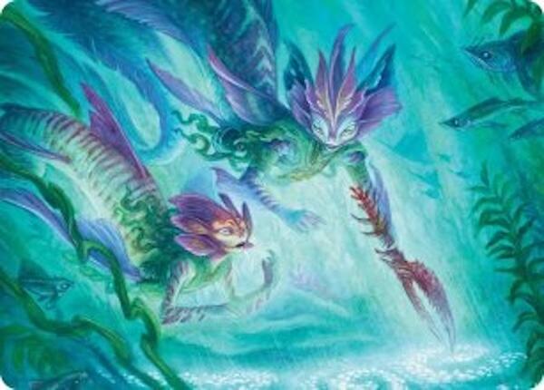 Silvergill Mentor Art Card [Lorwyn Eclipsed Art Series] | Good Games Morley