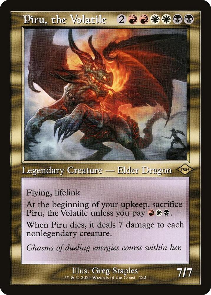 Piru the Volatile Retro Frame 422 (Modern Horizons 2)  | Good Games Morley